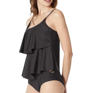 Black Tankini Swimsuit Style CU6009-800